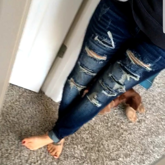 Kancan- Heavy Distressed Jeans last pair! - Picture 6 of 8